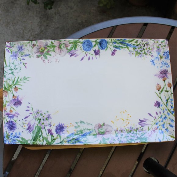 Floral Meadow Wreath Platter by Williams Sonoma